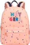 Ученическа раница, Marshmallow, Hey Girl Coral, 43 x 33 x 16 см