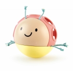 Бебешка дрънкалка, Hape, Калинка, 9 х 9 х 9 см