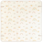 Сгъваема мека постелка от пяна, Infantino, Дъга, 147 x 147 см