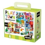Образователен пъзел, Headu, Montessori Play Town
