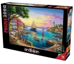 Пъзел, Anatolian, Фарът в синьо, 3000 части