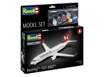 Сглобяем модел, Revell, Самолет, Boeing 737-800 Турски авиолинии, 63 части