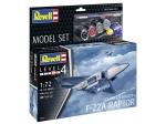 Сглобяем модел, Revell, Самолет, Lockheed Martin F-22A Raptor , 116 части