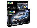 Сглобяем модел, Revell, Автомобил Ford Mustang Boss 351′71, 129 части