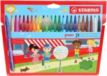 Комплект флумастери, Stabilo, Power, 24 цвята