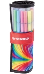 Комплект флумастери, Stabilo, Pen 68 Rollerset Arty, 25 цвята