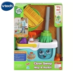 Интерактивна играчка, Vtech, Leap Frog, Кофа с принадлежности за почистване, 8.1 х 28.8 х 13.3 cm