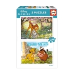Пъзел, Educa, Дисни класики 2 в 1, 2x100 части