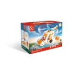 Детски дървен комплект, Hape, Спасителен хеликоптер, 3 части