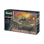 Сглобяем модел, Revell, Съветски танк T-34/76 Модел 1940, 76 части