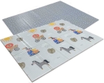 Килим за бебе, Taf Toys, Двустранен, Савана, с 12 части за снимки 150 х 200 см