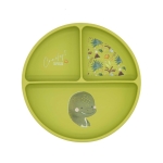 Силиконова чиния за хранене с вакуум, Sassi,