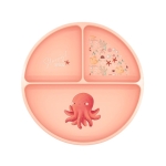 Силиконова чиния за хранене с вакуум, Sassi,