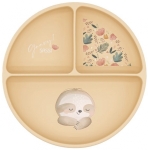 Силиконова чиния за хранене с вакуум, Sassi,