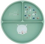 Силиконова чиния за хранене с вакуум, Sassi,