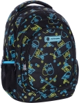Ученическа раница, Astra, АВ330, Скейтборди с неонов ефект, 39 x 28 x 15 см