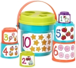 Комплект за игра, Battat, Кофички за сортиране и подреждане, 10 броя