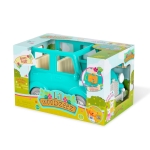 Комплект за игра, Battat, Li′l Woodzeez, Зелена кола с куфар