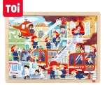 Дървен пъзел, Toi World, Пожар в града, 100 части