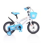 Детски велосипед 12" със светеща рамка - 1290 син