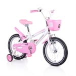 Детски велосипед 16" със светеща рамка - 1690 розов