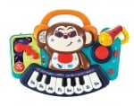 Мини пиано с микрофон DJ Monkey 3137