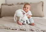 Мека играчка за гушкане Bunny бял 81970