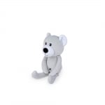 Мека играчка За Гушкане Teddy Bear светло сив 82004