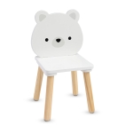 Дървена маса с 2 стола White Bears