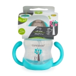 Чаша с пластмасова сламка 280ml Boo C0582 син