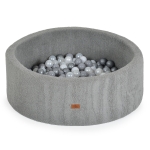 Мек басейн Boucle с 200 топки сив