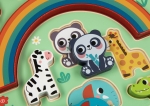 Дървен пъзел и игра за баланс Animals HP095