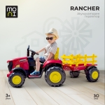 Акумулаторен трактор Rancher червен