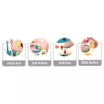 Бебешка сензорна играчка UFO blue