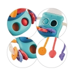 Бебешка сензорна играчка Baby bottle blue