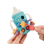 Бебешка сензорна играчка Baby bottle blue