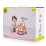 Играчка за прохождане 3в1 Happy Train pink