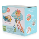 Бебешка сензорна играчка Elephant 2890-blue