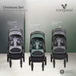Комбинирана количка 3 в 1 Christiano 
