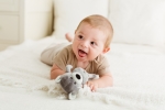 Мека играчка За Гушкане Teddy Bear тъмно сив 82002