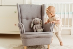 Мека играчка за гушкане Bunny сив 81971