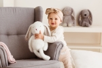 Мека играчка за гушкане Bunny бял 81970