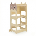 Дървена обучителна кула 3 в 1 Монтесори