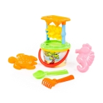 Плажен комплект с мелница (7 части) 35769 розов