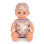 Кукла 31cm пишкаща с гърне синьо 8126