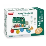 Бебешки ксилофон с топчета Крокодил RJ6807A