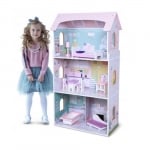 Дървена къща за кукли с обзавеждане Anna 4121