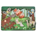 Дървен пъзел Wild animals 3006