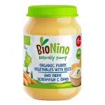 BioNino БИО Пюре Зеленчуци с ориз 6м. 190г