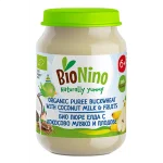 BioNino БИО Пюре Елда с плодове и кокосово мляко 6м. 190г
